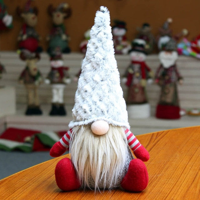 Christmas Decoration Swedish Stuffed Toy Santa Doll Gnome Scandinavian Tomte Nordic Nisse Dwarf Home Ornaments Pendant