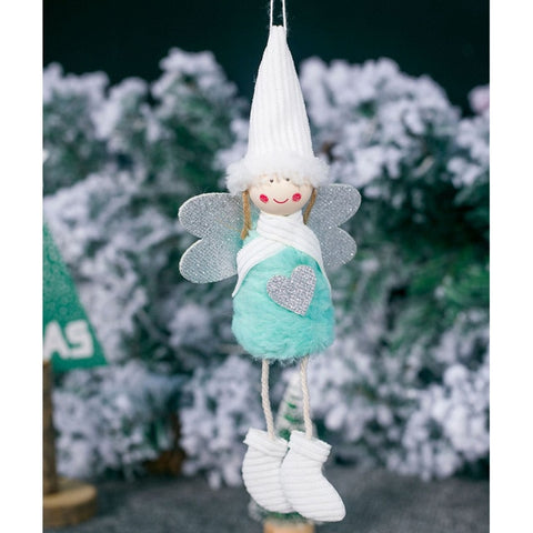 Christmas Decoration Pendant Cute Angel Plush Doll For Home Christmas Tree Decoration Children Gifts Christmas Ornaments