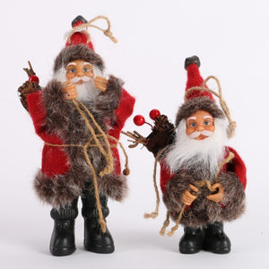 Christmas Santa Claus Doll Toy Christmas Tree Ornaments Decoration Exquisite For Home Xmas Happy New Year Gift