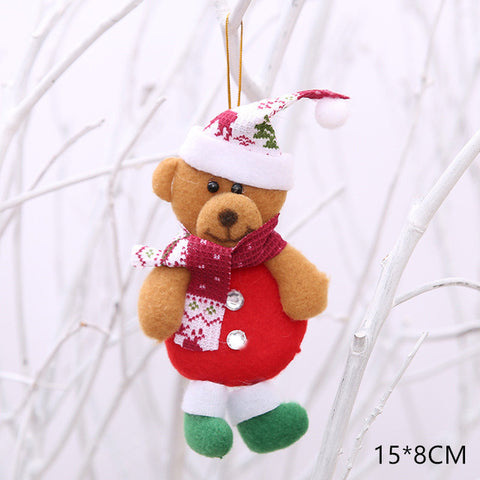 New Year 2020 Cute Christmas Dolls Santa Claus/Snowman/Elk Noel Christmas Tree Decoration for home Xmas Navidad 2019 Kids Gift