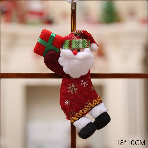 New Year 2020 Cute Christmas Dolls Santa Claus/Snowman/Elk Noel Christmas Tree Decoration for home Xmas Navidad 2019 Kids Gift