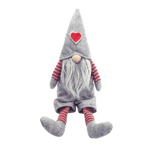 Various Styles Handmade Swedish Christmas Santa Gnome Plush Doll Holiday Figurines Toy Xmas Home Ornaments