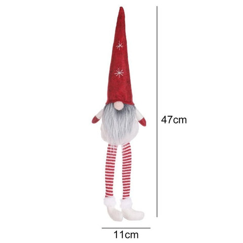 Various Styles Handmade Swedish Christmas Santa Gnome Plush Doll Holiday Figurines Toy Xmas Home Ornaments