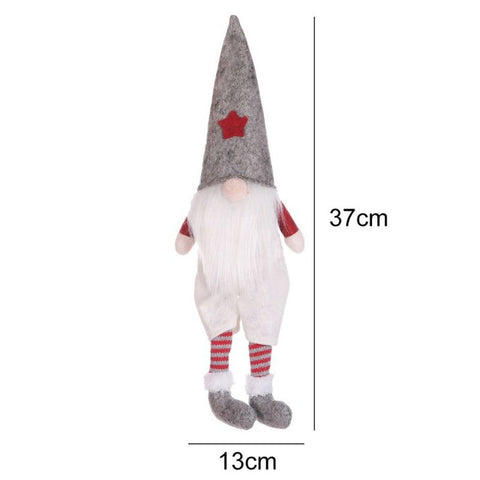 Various Styles Handmade Swedish Christmas Santa Gnome Plush Doll Holiday Figurines Toy Xmas Home Ornaments