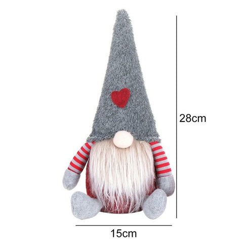 Various Styles Handmade Swedish Christmas Santa Gnome Plush Doll Holiday Figurines Toy Xmas Home Ornaments