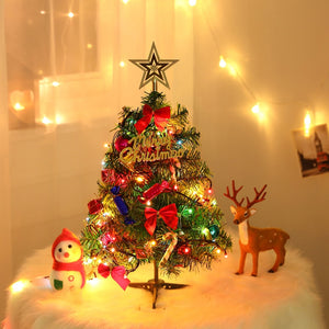 50cm LED Christmas Tree Table Decoration Xmas Party Ornament For Home Office Tabletop Shop Window DIY Christmas Decor 5