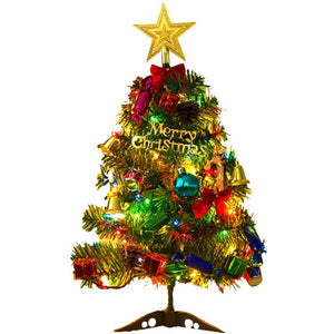 50cm LED Christmas Tree Table Decoration Xmas Party Ornament For Home Office Tabletop Shop Window DIY Christmas Decor 5