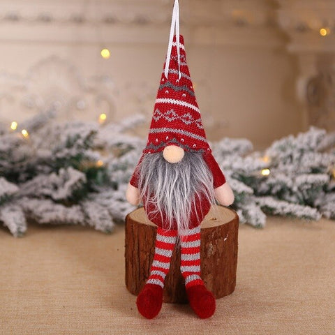 NewChristmas Doll Toys Knitted Plush Christmas Gnome Swedish Figurines Holiday Decoration Gifts Kids Xmas Decoration Dolls