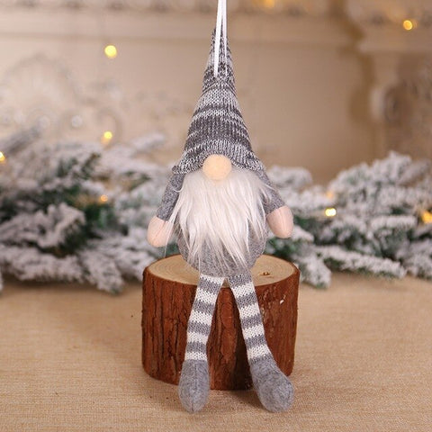 NewChristmas Doll Toys Knitted Plush Christmas Gnome Swedish Figurines Holiday Decoration Gifts Kids Xmas Decoration Dolls