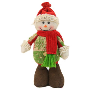 Doll Christmas Decor Colorful Cute Kawaii Santa Claus Cotton Snowman Ornament Gift Decoration Party Supplies