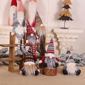 Christmas Decoration Swedish Stuffed Toy Santa Doll Gnome Scandinavian Tomte Nordic Nisse Dwarf Home Ornaments Pendant