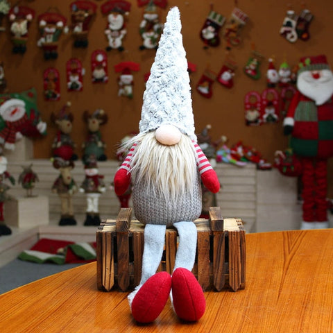 Christmas Decoration Swedish Stuffed Toy Santa Doll Gnome Scandinavian Tomte Nordic Nisse Dwarf Home Ornaments Pendant